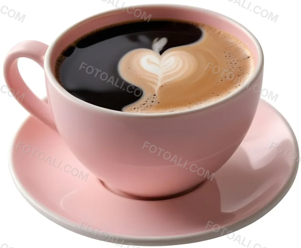 A Pink Ceramic Cup Filled With A Creamy Frothy Latte Or Cappuccino Featuring An Intricate Latte Art Design On The Surface Of The Drink Placed On A Wooden Table In A Sunlit Kitchen With Morning Ligh 3 Eb72