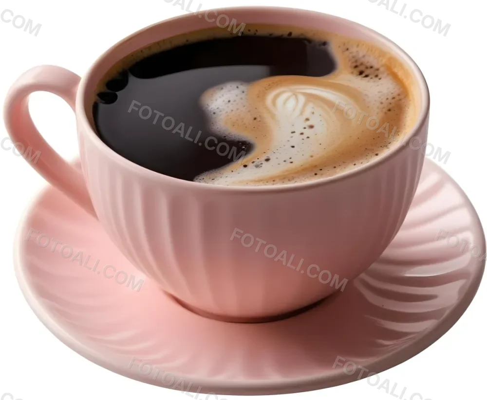 A Pink Ceramic Cup Filled With A Creamy Frothy Latte Or Cappuccino Featuring An Intricate Latte Art Design On The Surface Of The Drink Placed On A Wooden Table In A Sunlit Kitchen With Morning Ligh 8 88c1