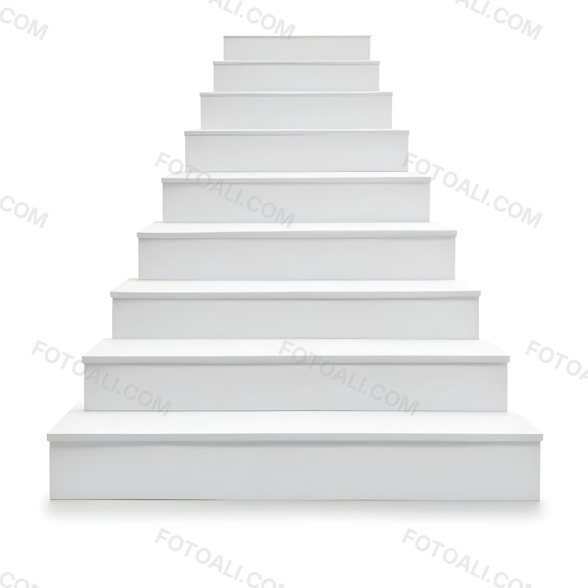 A Set Of White Rectangular Steps Or Stairs Arranged In A Pyramid Shape 2 18e9