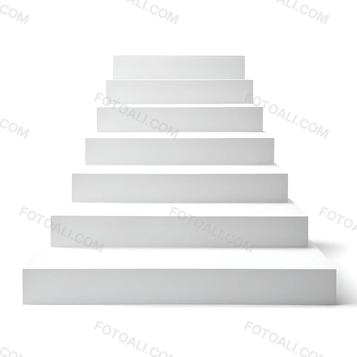 A Set Of White Rectangular Steps Or Stairs Arranged In A Pyramid Shape 22 8aa2