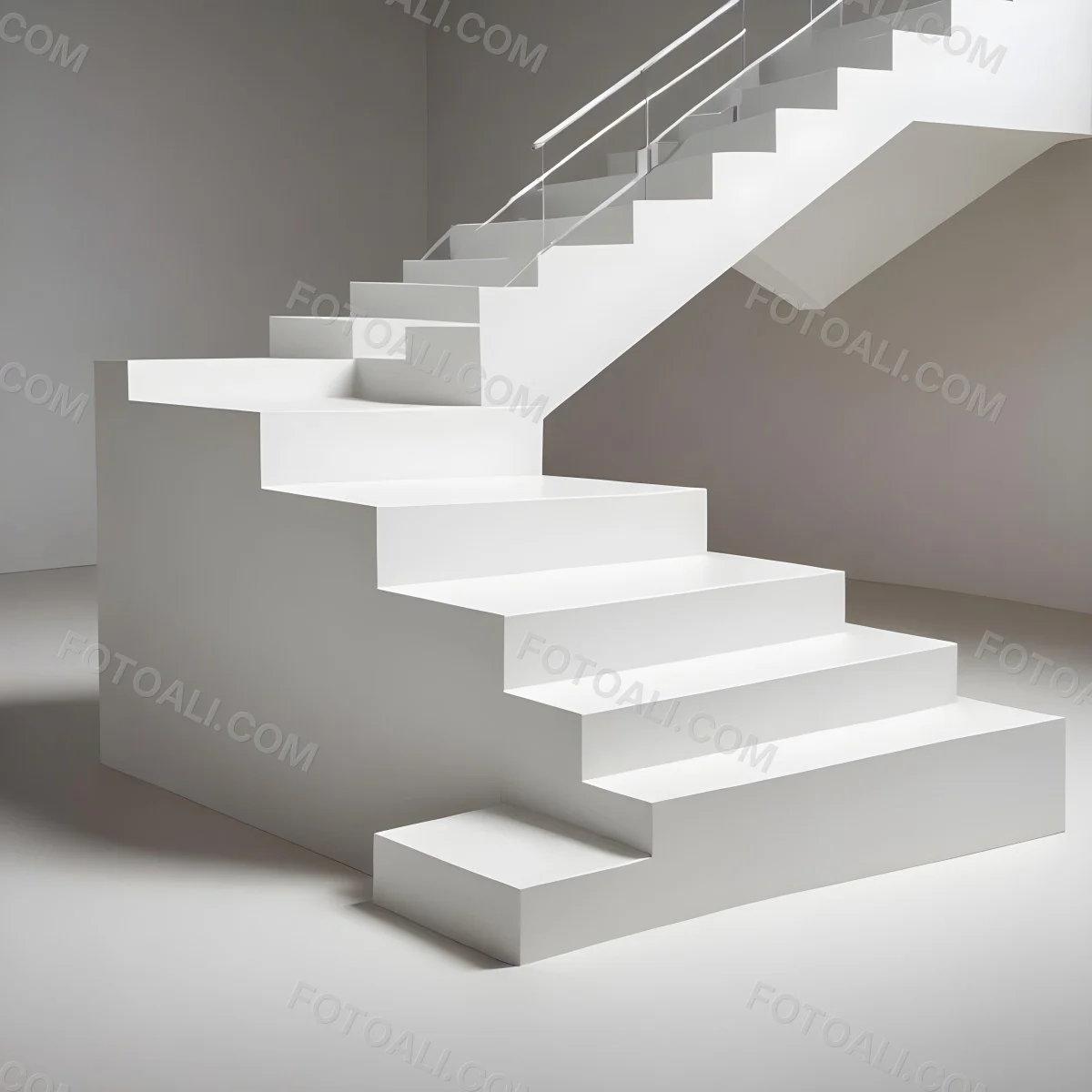 A Set Of White Rectangular Steps Or Stairs Arranged In A Pyramid Shape 30 D697