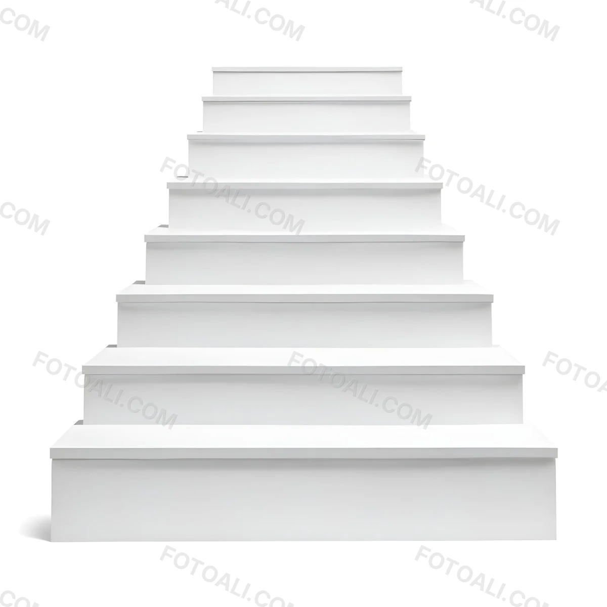 A Set Of White Rectangular Steps Or Stairs Arranged In A Pyramid Shape 31 44d2