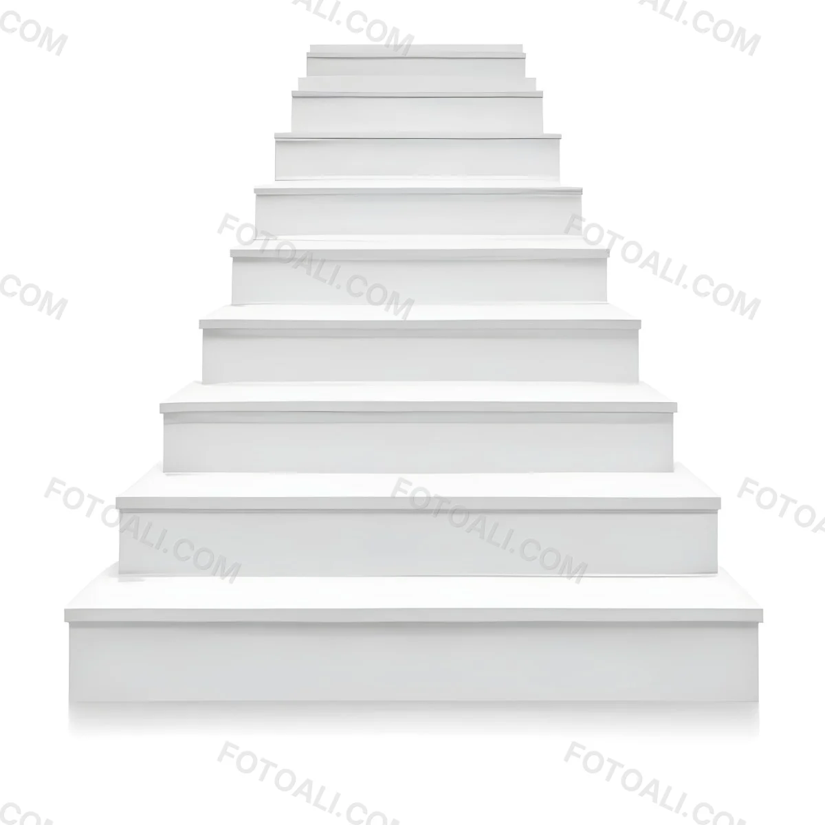 A Set Of White Rectangular Steps Or Stairs Arranged In A Pyramid Shape 37 845a