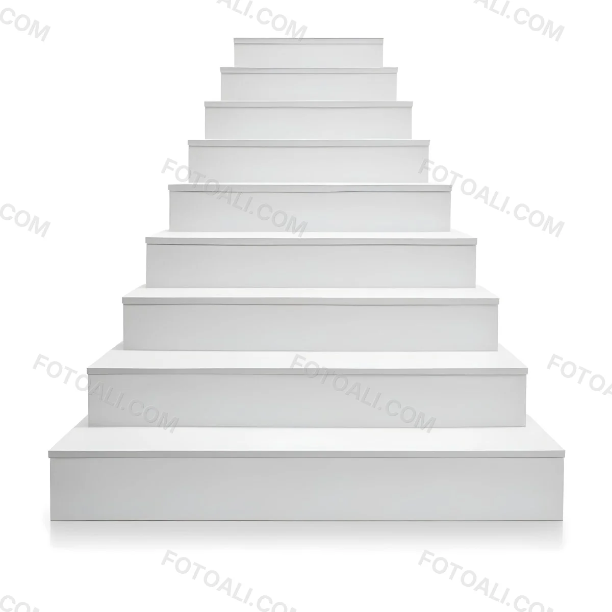 A Set Of White Rectangular Steps Or Stairs Arranged In A Pyramid Shape 43 61bd