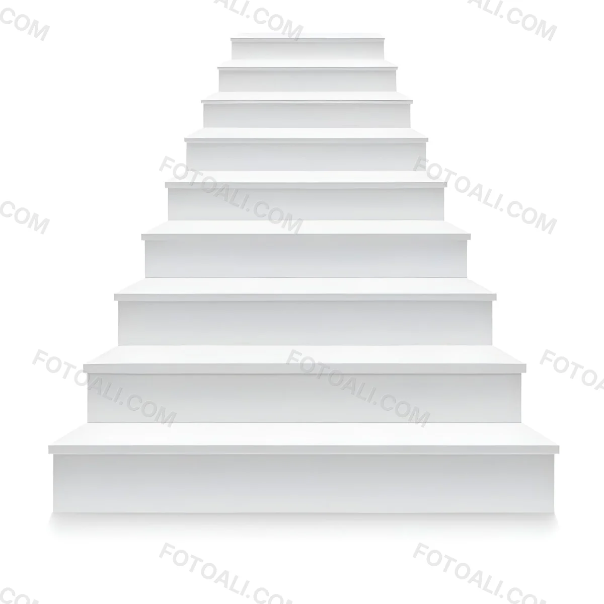 A Set Of White Rectangular Steps Or Stairs Arranged In A Pyramid Shape 46 7d33