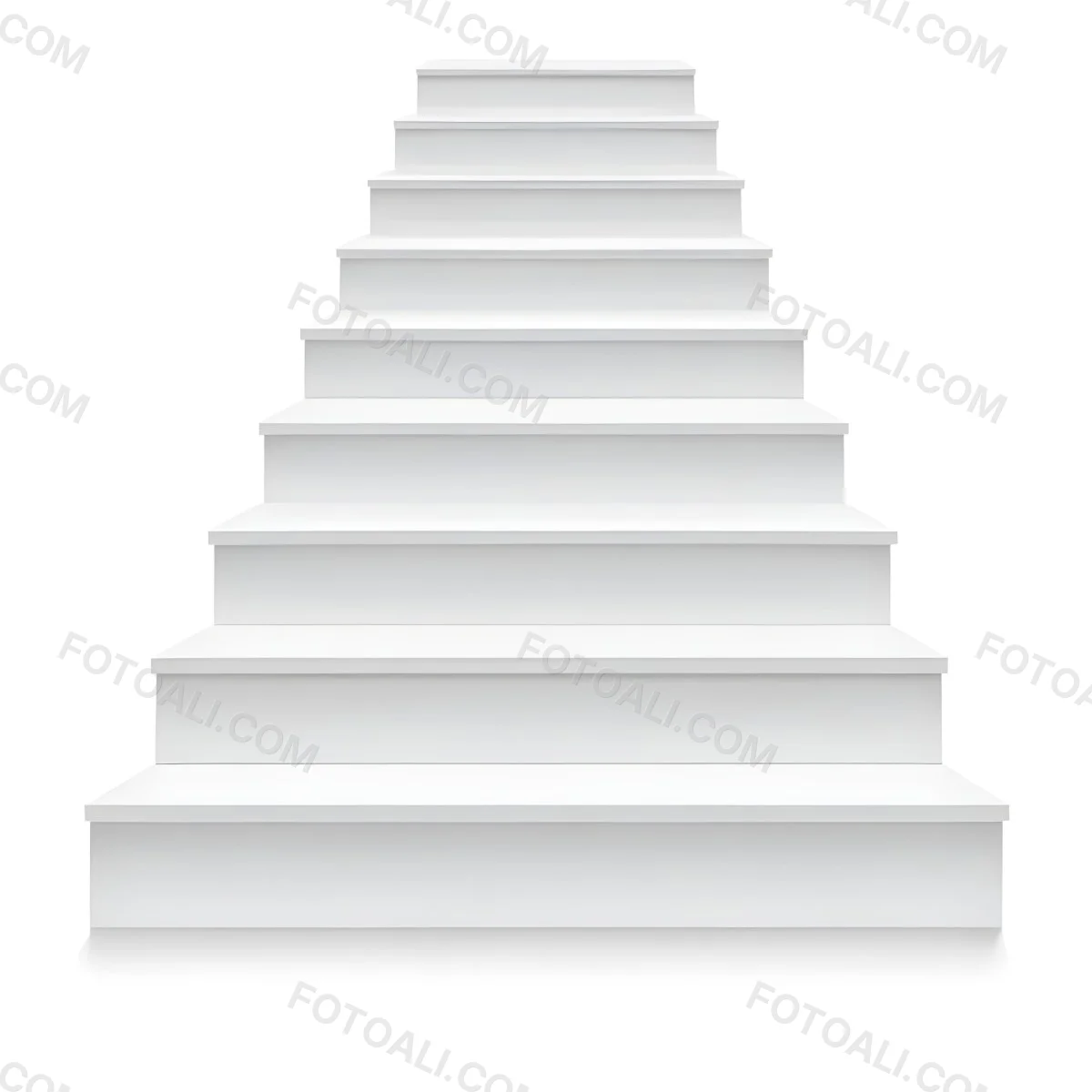 A Set Of White Rectangular Steps Or Stairs Arranged In A Pyramid Shape 47 60c8
