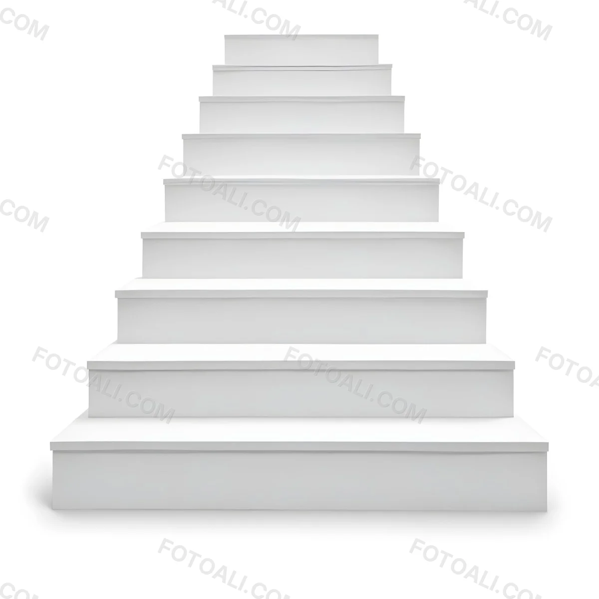 A Set Of White Rectangular Steps Or Stairs Arranged In A Pyramid Shape 6 B08f