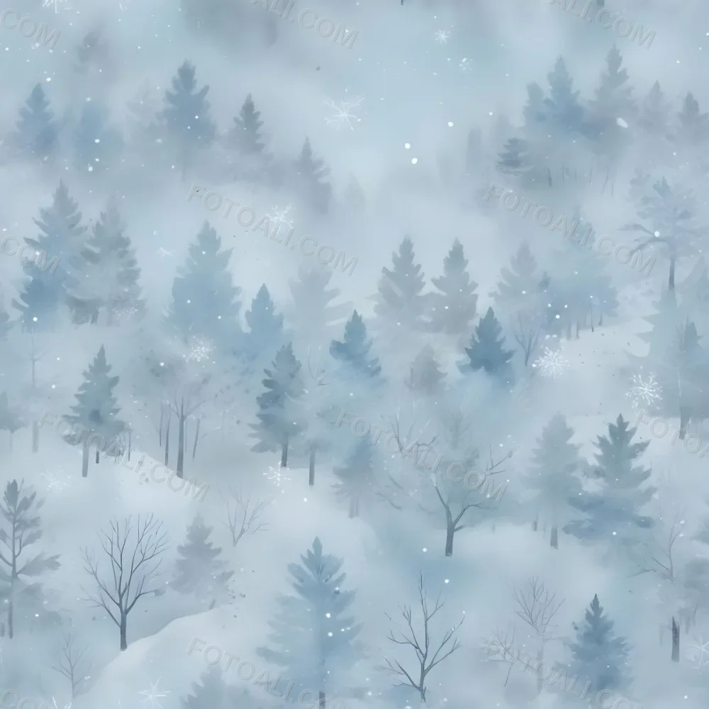 A Snowy Or Icy Background With A Light Blue Gray Color And A Slightly Textured Mottled Appearance Surrounded By A Forest Under A Bright Sunny Sky With Soft Falling Snowflakes 9 227f