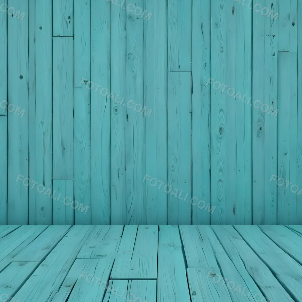 A Turquoise Wooden Planks Background The Planks Are Arranged Vertically And Horizontally Creating A Sense Of Depth And Perspective 16 Fdf8