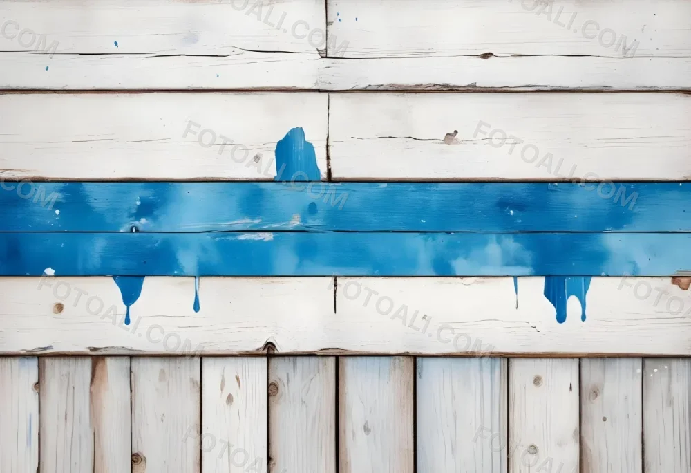 A Weathered Wooden Surface With Peeling White And Blue Paint Horizontal Planks Rustic Texture Aged Appearance Vintage Charm 11 2aa8