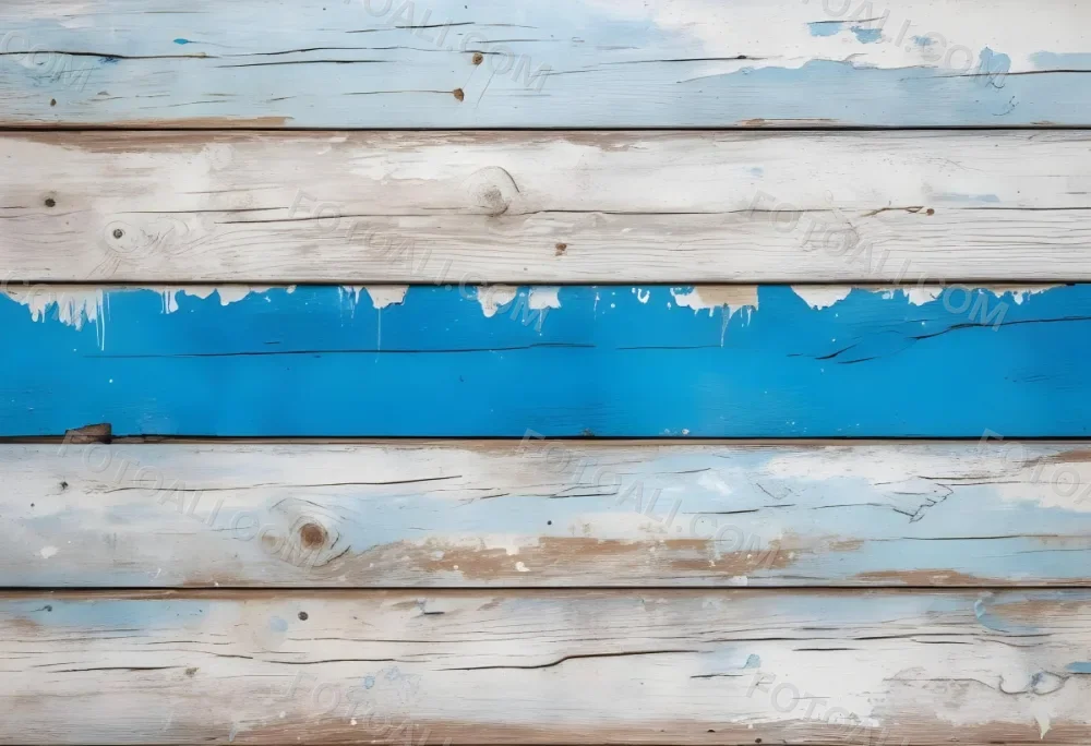 A Weathered Wooden Surface With Peeling White And Blue Paint Horizontal Planks Rustic Texture Aged Appearance Vintage Charm 12 1c68