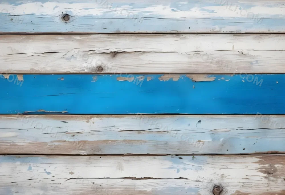 A Weathered Wooden Surface With Peeling White And Blue Paint Horizontal Planks Rustic Texture Aged Appearance Vintage Charm 19 4bbd