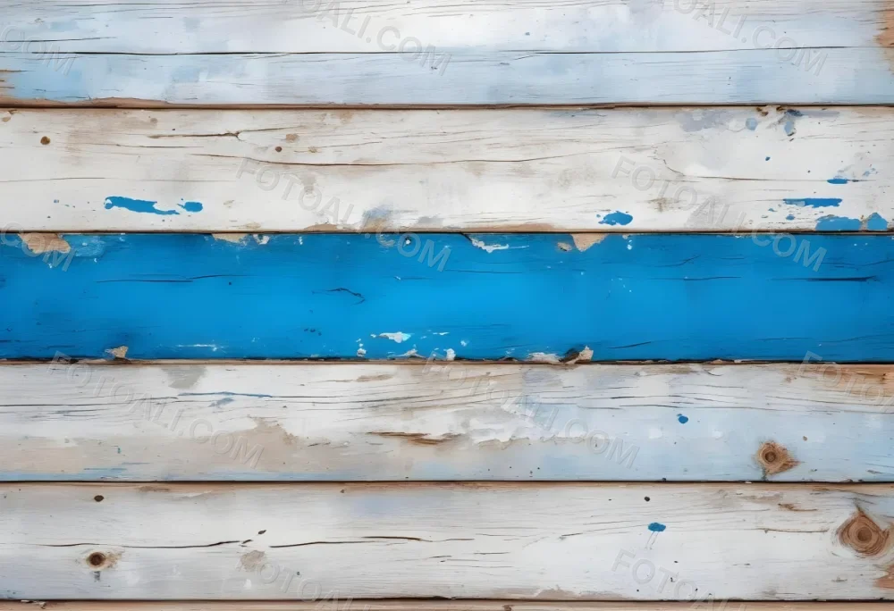 A Weathered Wooden Surface With Peeling White And Blue Paint Horizontal Planks Rustic Texture Aged Appearance Vintage Charm 20 1324