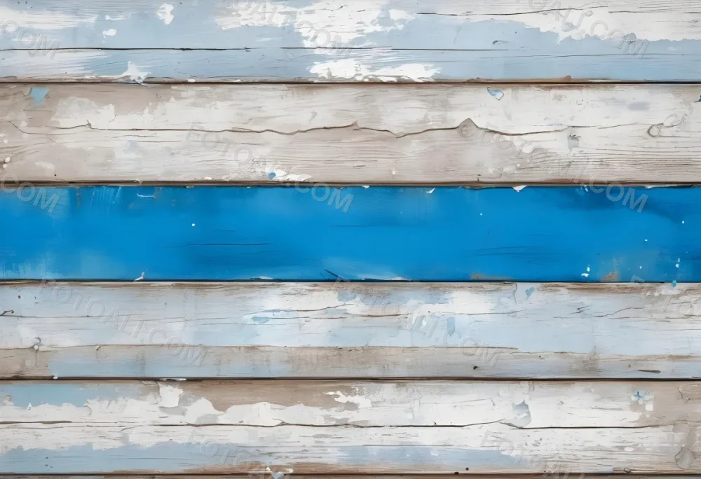 A Weathered Wooden Surface With Peeling White And Blue Paint Horizontal Planks Rustic Texture Aged Appearance Vintage Charm 6 4515