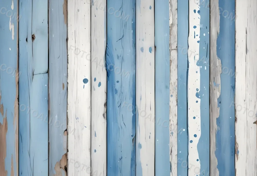 A Weathered Wooden Surface With Peeling White And Blue Paint Horizontal Planks Rustic Texture Aged Appearance Vintage Charm 8 0323