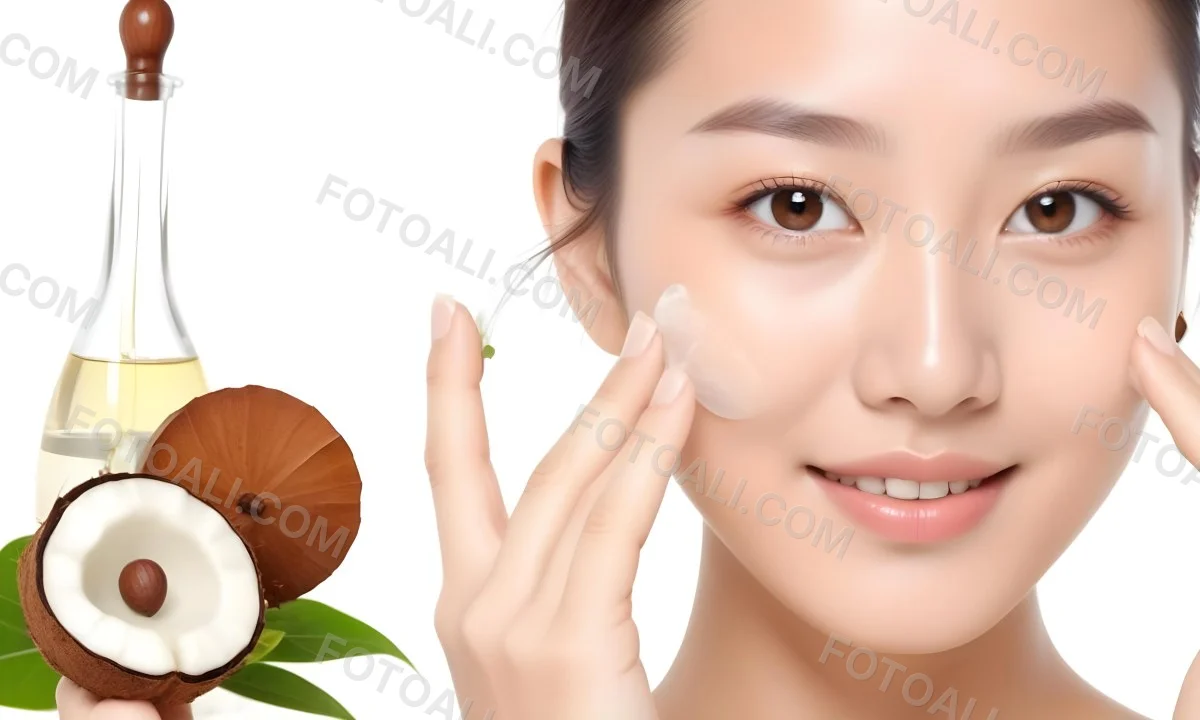 A Young Asian Woman With Smooth Skin Dark Eyebrows And Natural Makeup Looking Directly At The Camera 12 4620