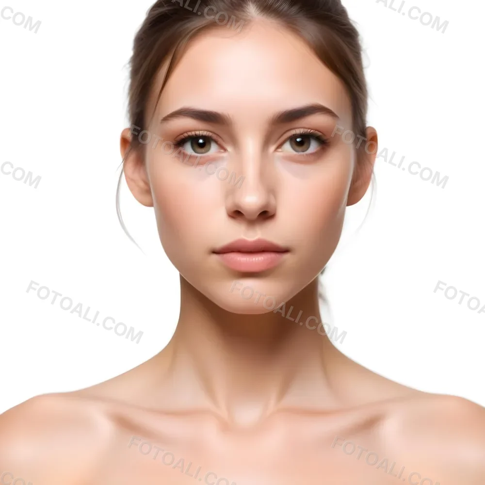A Young Caucasian Woman With Long Brown Hair And Light Skin Wearing Minimal Makeup And Looking Directly At The Camera With A Neutral Expression 7 9a60
