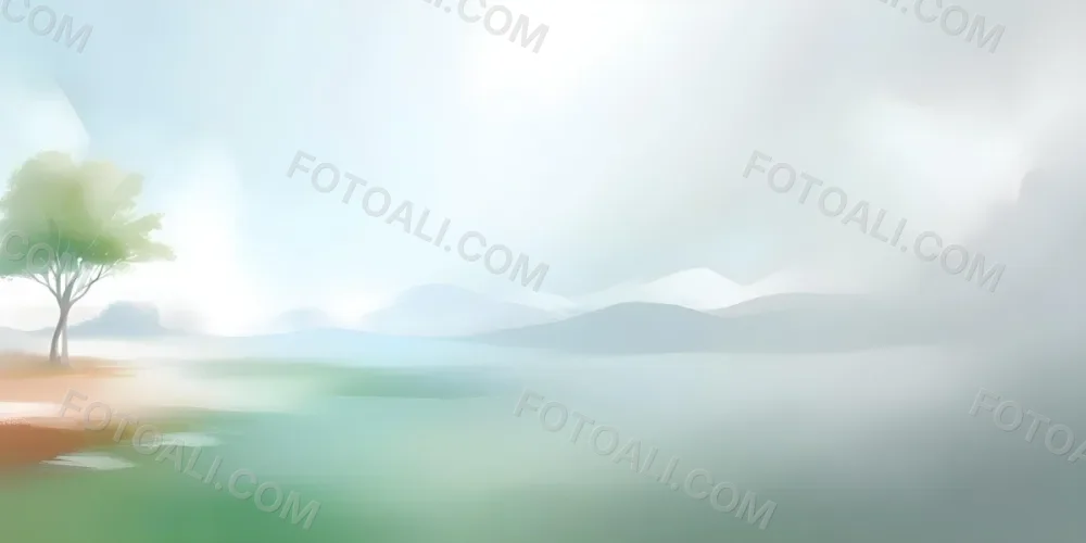 Abstract Background With A Gradient Of White Light Blue And Green Creating A Soft And Ethereal Atmosphere Reminiscent Of A Dreamy Landscape 65 7d2b