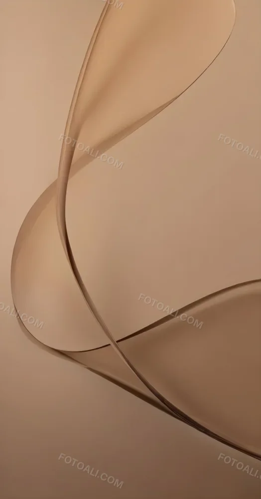 Abstract Design Featuring Smooth Flowing Curves In Shades Of Beige And Light Brown Against A Solid Background Creating A Sense Of Movement And Depth 2 13a1