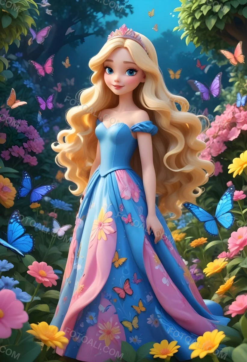 Adorable Cartoon Style A Young Fairskinned Caucasi 12 A6c1