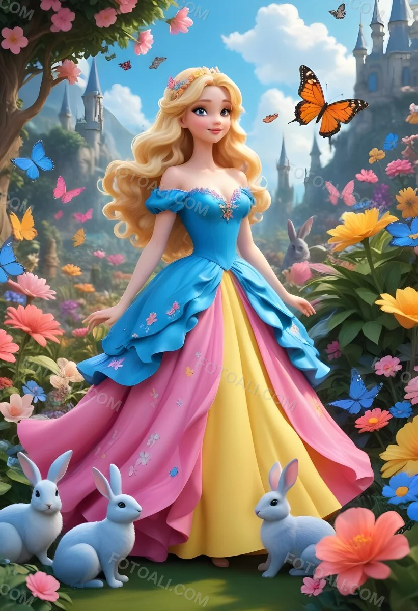 Adorable Cartoon Style A Young Fairskinned Caucasi 15 5876
