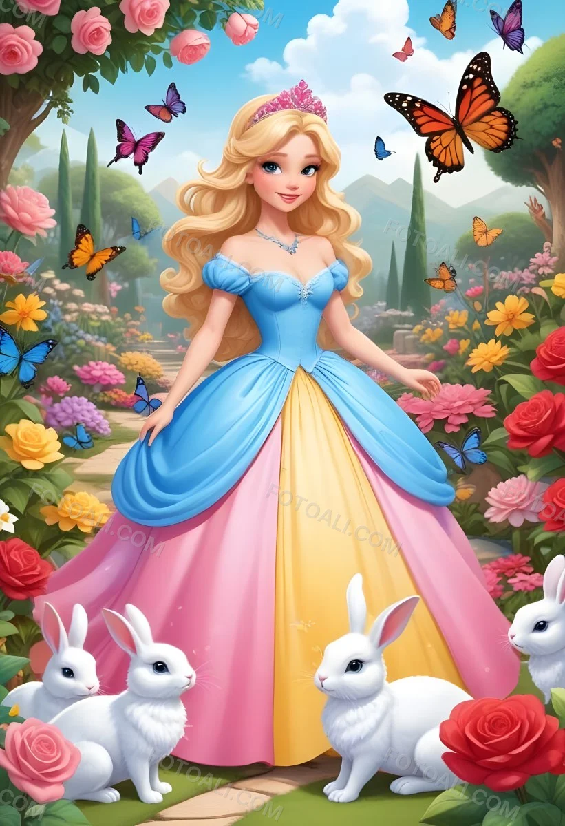 Adorable Cartoon Style A Young Fairskinned Caucasi 19 F324