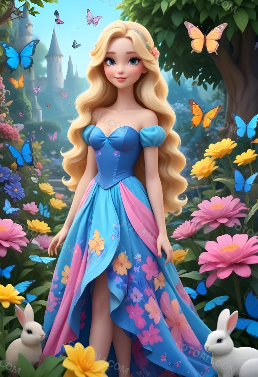 Adorable Cartoon Style A Young Fairskinned Caucasi 20 2e39