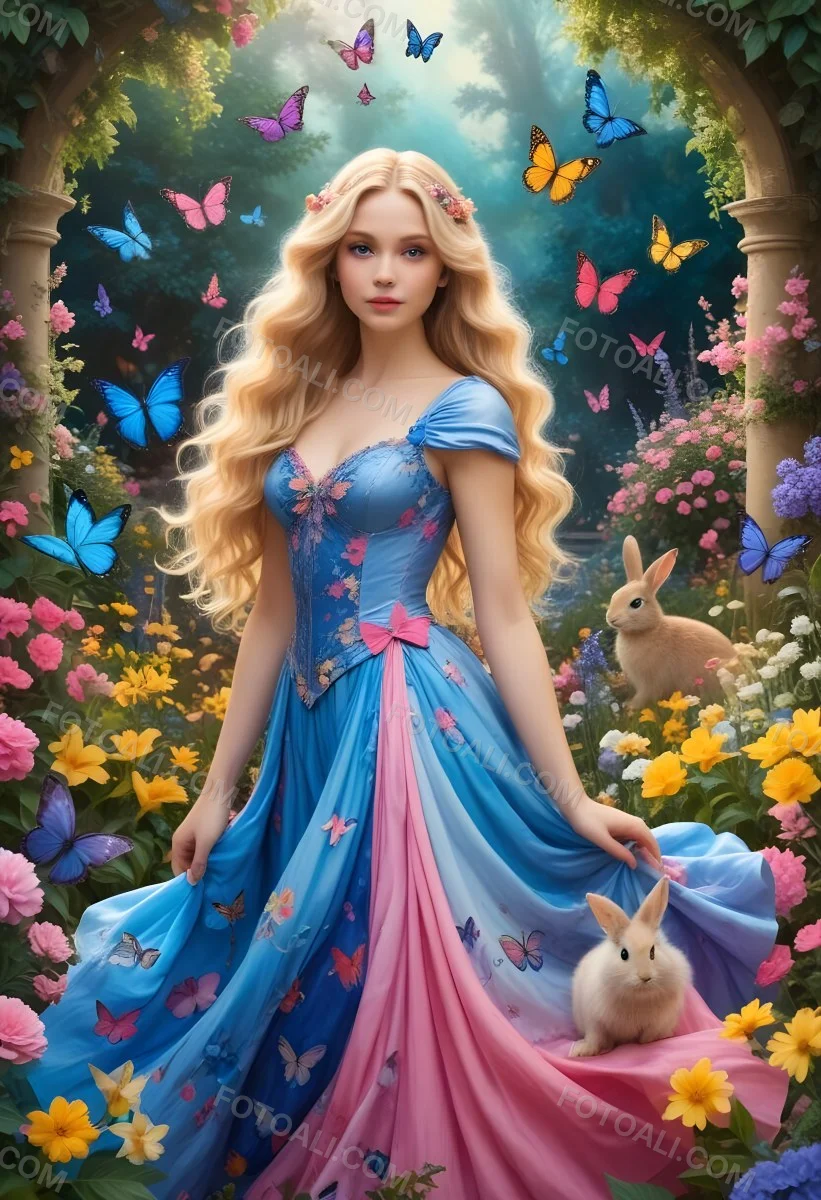 Adorable Cartoon Style A Young Fairskinned Caucasi 26 B5b6
