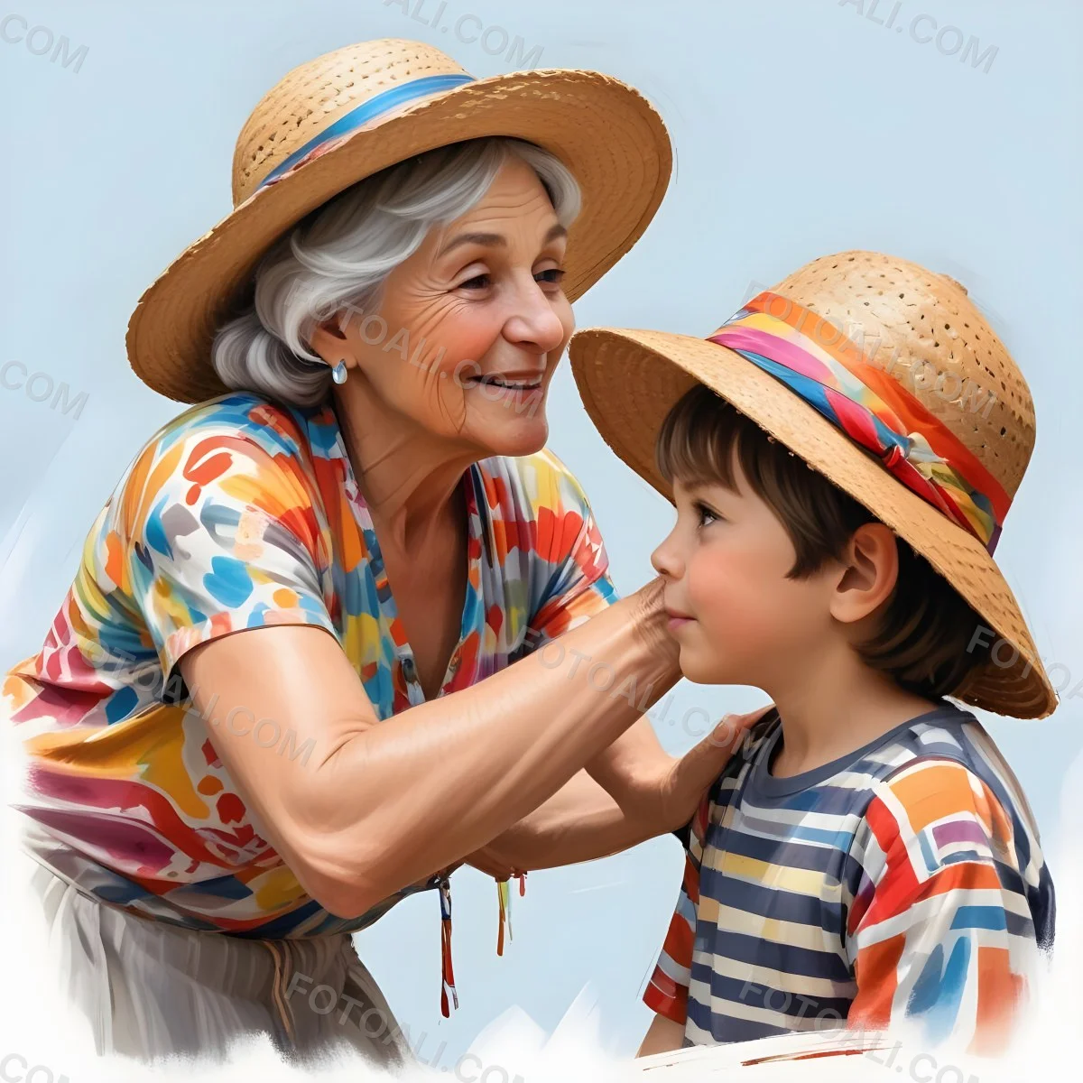 Adorable Cartoon Style A Young Fairskinned Caucasi 28 849a