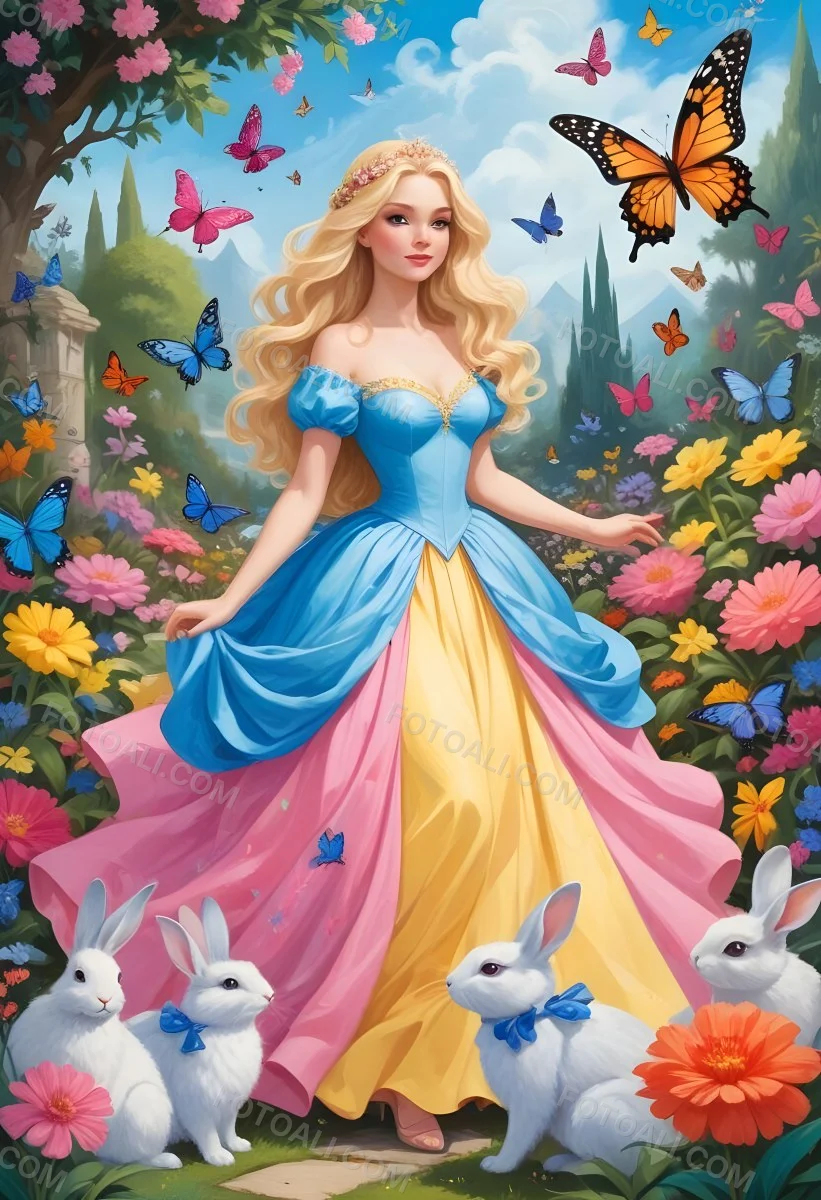 Adorable Cartoon Style A Young Fairskinned Caucasi 37 E029