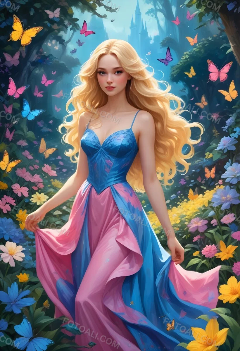 Adorable Cartoon Style A Young Fairskinned Caucasi 38 12f0