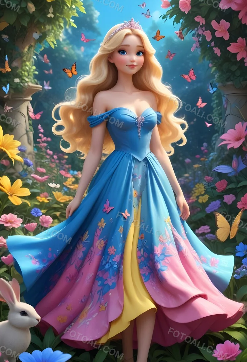 Adorable Cartoon Style A Young Fairskinned Caucasi 4 Cdb3