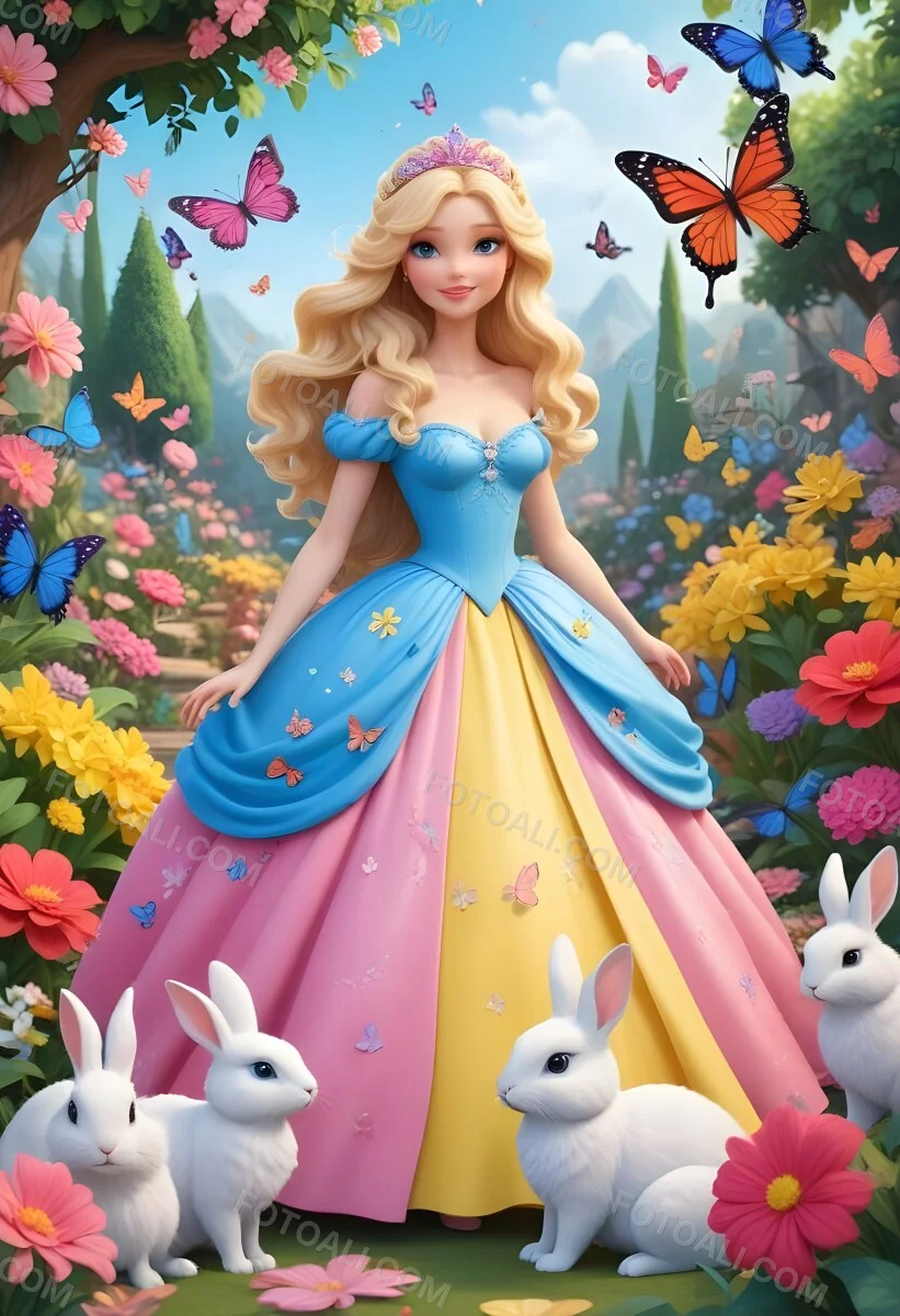 Adorable Cartoon Style A Young Fairskinned Caucasi 6 24bf