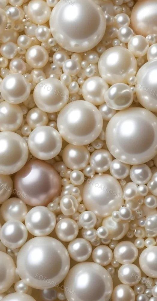 Assorted White And Cream Colored Pearls Of Various Sizes Arranged In A Scattered Pattern 17 2f63