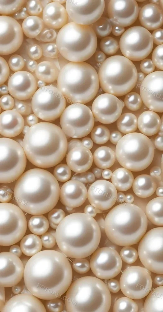 Assorted White And Cream Colored Pearls Of Various Sizes Arranged In A Scattered Pattern 21 7cd2
