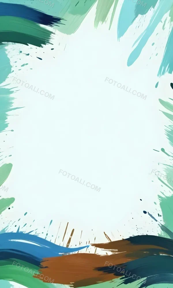 Background With Green And Blue Brush Strokes 21 41e7