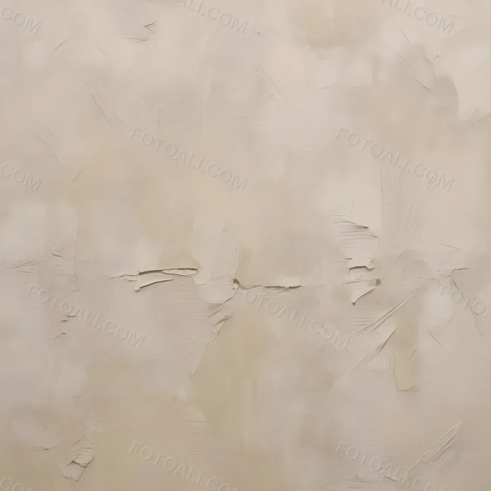 Beige Textured Wall Surface With Visible Brush Strokes And Slight Imperfections 89 A854