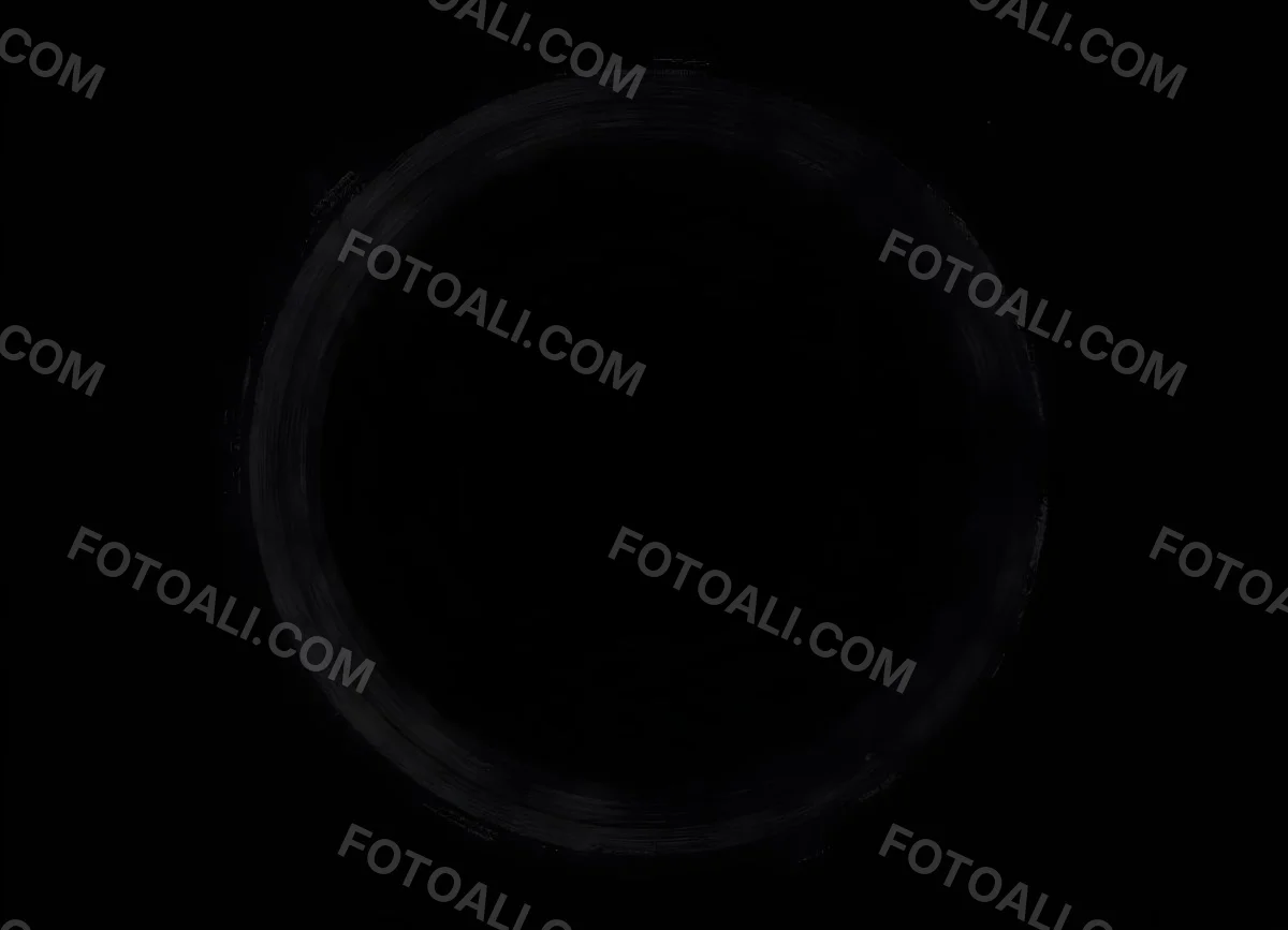 Black Circle With A Grainy Texture The Center Is Solid Black The Edges Are Blurred And Faded On A Black Background 3 533a