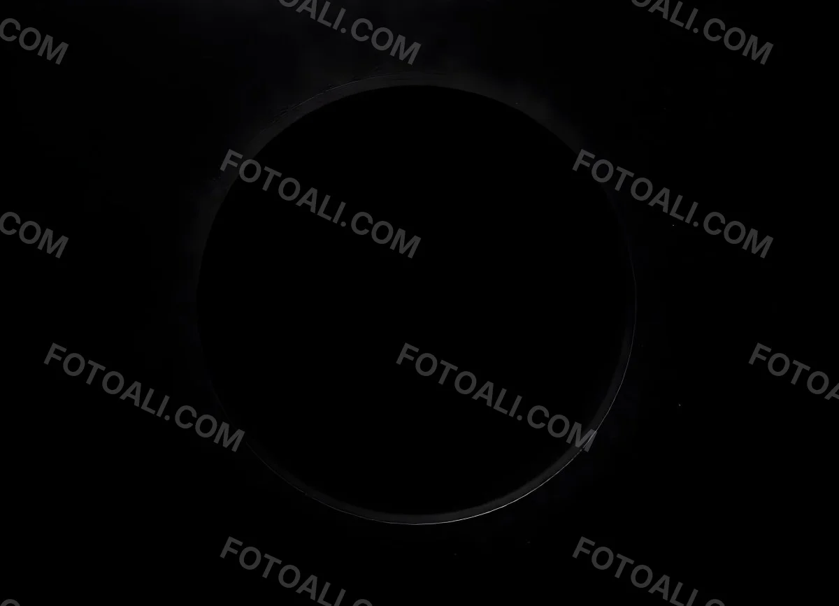 Black Circle With A Grainy Texture The Center Is Solid Black The Edges Are Blurred And Faded On A Black Background 6 Dbd8