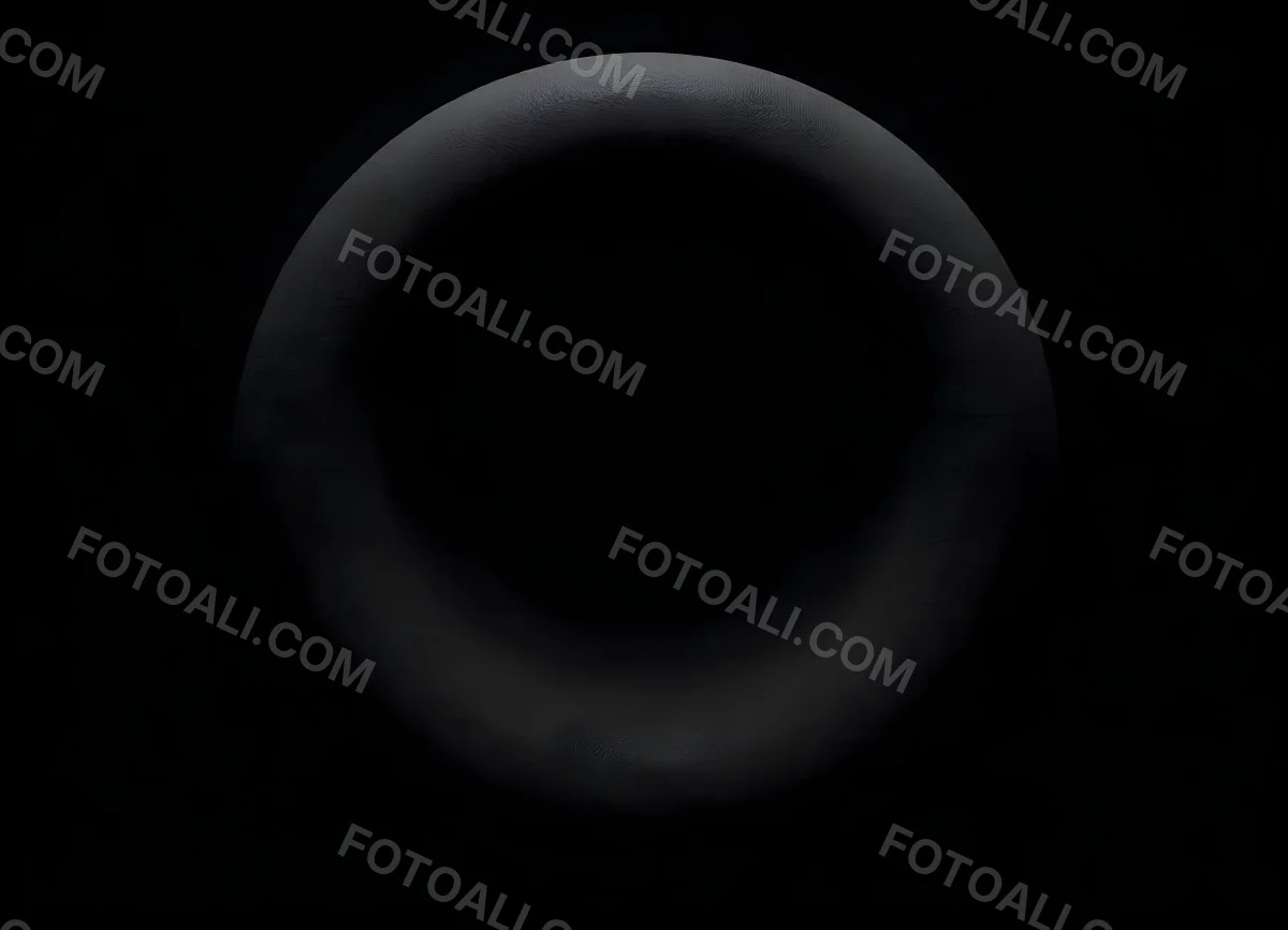 Black Circle With A Grainy Texture The Center Is Solid Black The Edges Are Blurred And Faded On A Black Background 7 C1c3