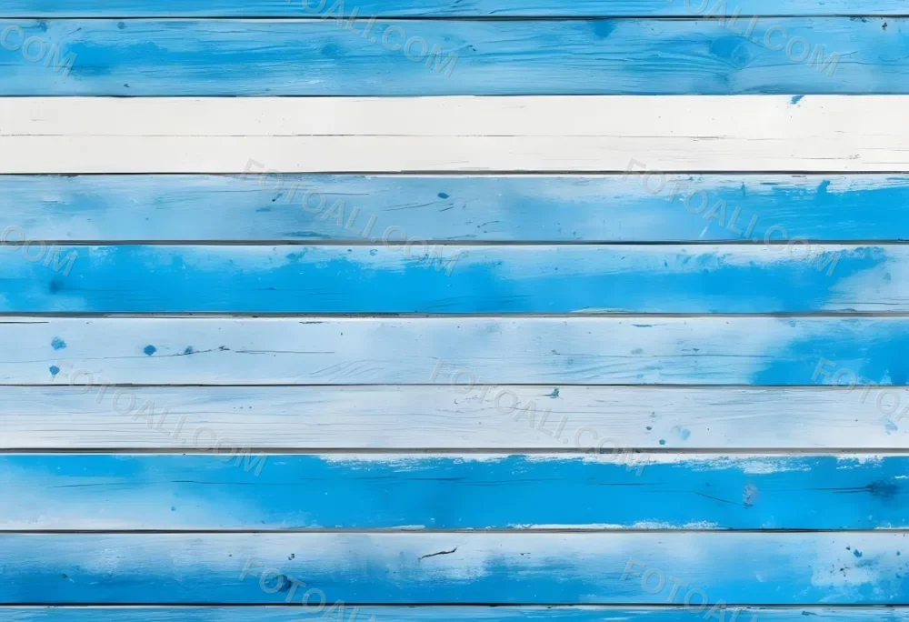 Blue And White Wooden Planks Arranged Horizontally Creating A Textured Background With A Rustic And Weathered Appearance Suitable For Various Design Purposes 20 144a