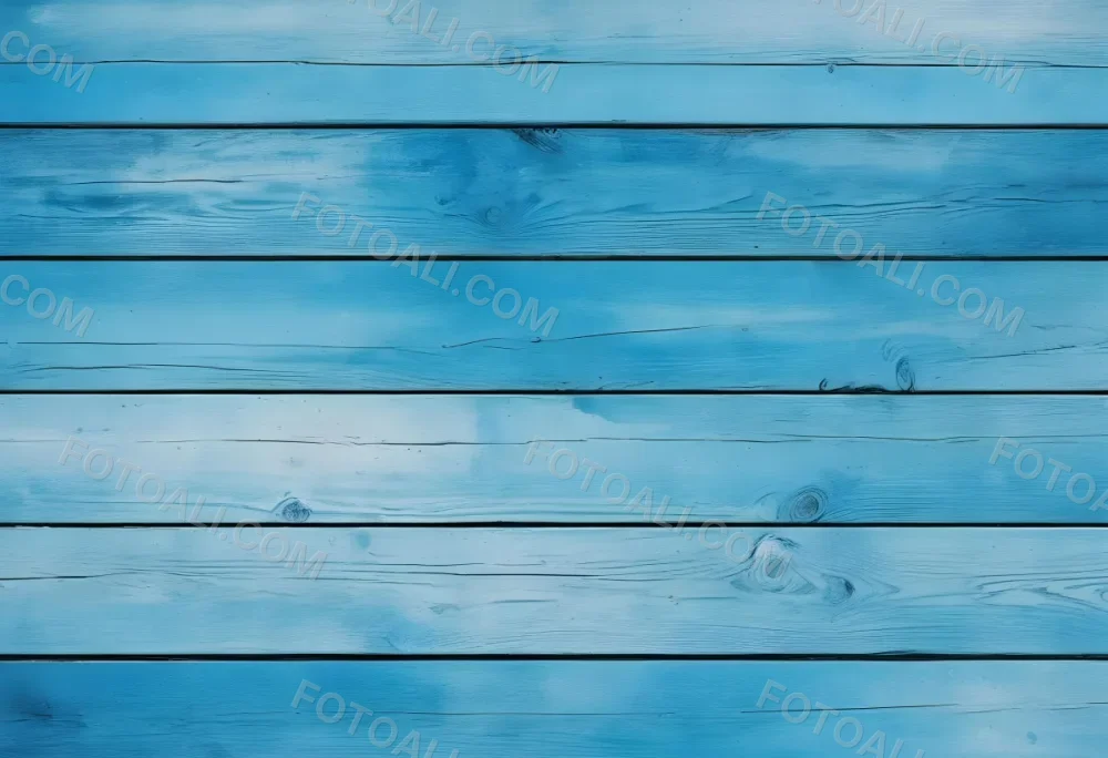 Blue Painted Wooden Planks Horizontal Arrangement Weathered Texture Rustic Charm Close Up Shot Natural Light Vintage Aesthetic Textured Surface Aged Appearance Simple Background 47 4570