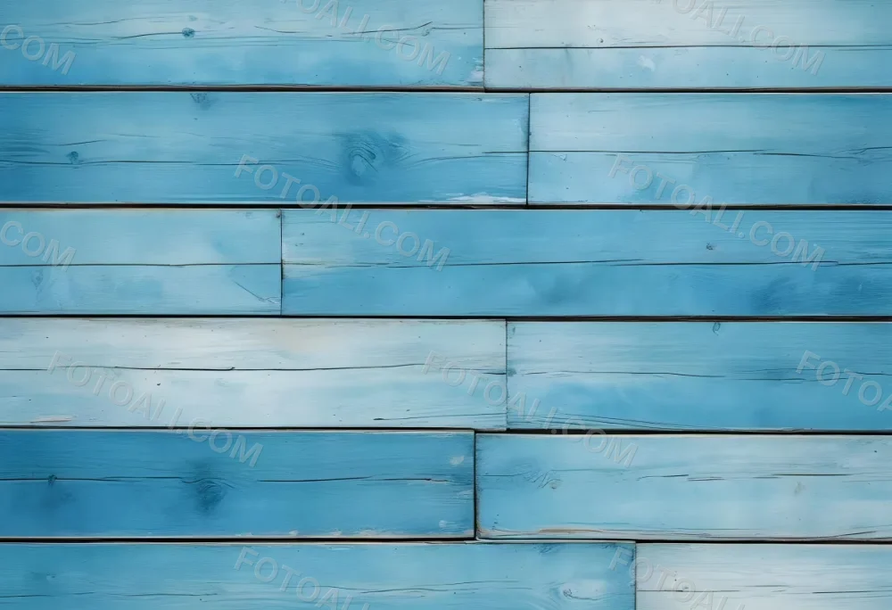 Blue Painted Wooden Planks Horizontal Arrangement Weathered Texture Rustic Charm Close Up Shot Natural Light Vintage Aesthetic Textured Surface Aged Appearance Simple Background 6 87e9