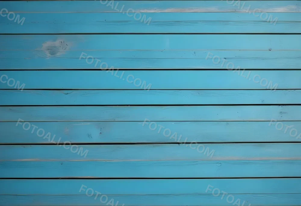 Blue Painted Wooden Planks Horizontal Arrangement Weathered Texture Rustic Charm Close Up Shot Natural Light Vintage Aesthetic Textured Surface Aged Appearance Simple Background 69 56c8