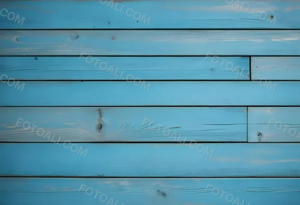 Blue Painted Wooden Planks Horizontal Arrangement Weathered Texture Rustic Charm Close Up Shot Natural Light Vintage Aesthetic Textured Surface Aged Appearance Simple Background 75 27b3