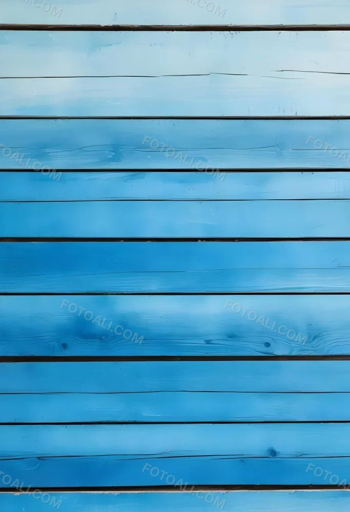 Blue Painted Wooden Planks Horizontal Lines Weathered Texture Rustic Charm Vintage Aesthetic Vibrant Color Natural Light Simple Composition 12 A079
