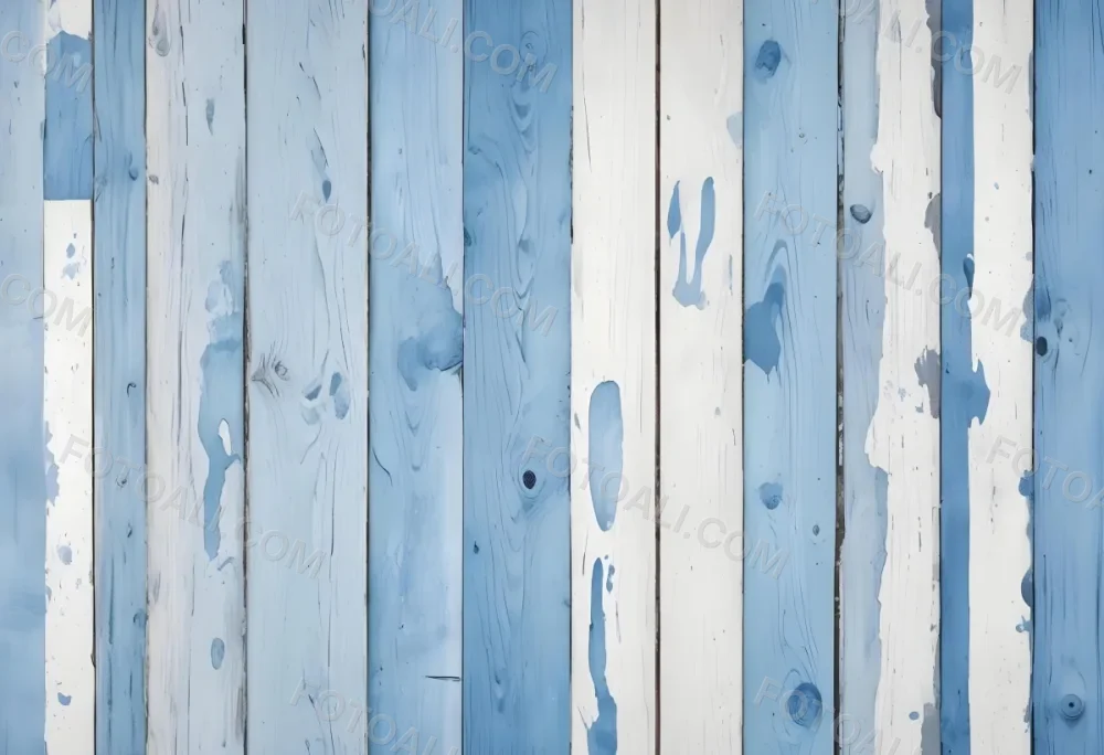 Blue Painted Wooden Planks With Peeling Paint Horizontal Arrangement Weathered Texture Rustic Charm Vintage Aesthetic Close Up Shot Natural Light Aged Appearance 48 2296