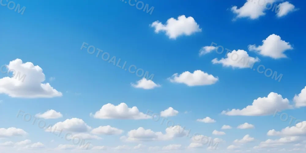 Blue Sky With Scattered White Clouds 11 45c4
