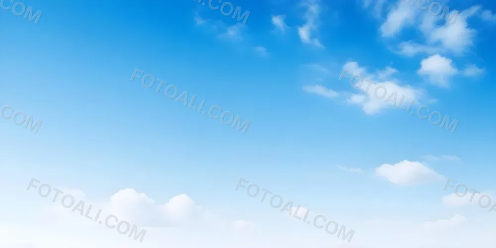 Blue Sky With Scattered White Clouds 31 95d1