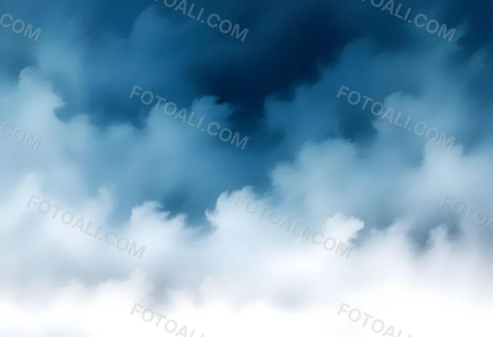 Blue Sky With Wispy White Clouds 18 Fb4a